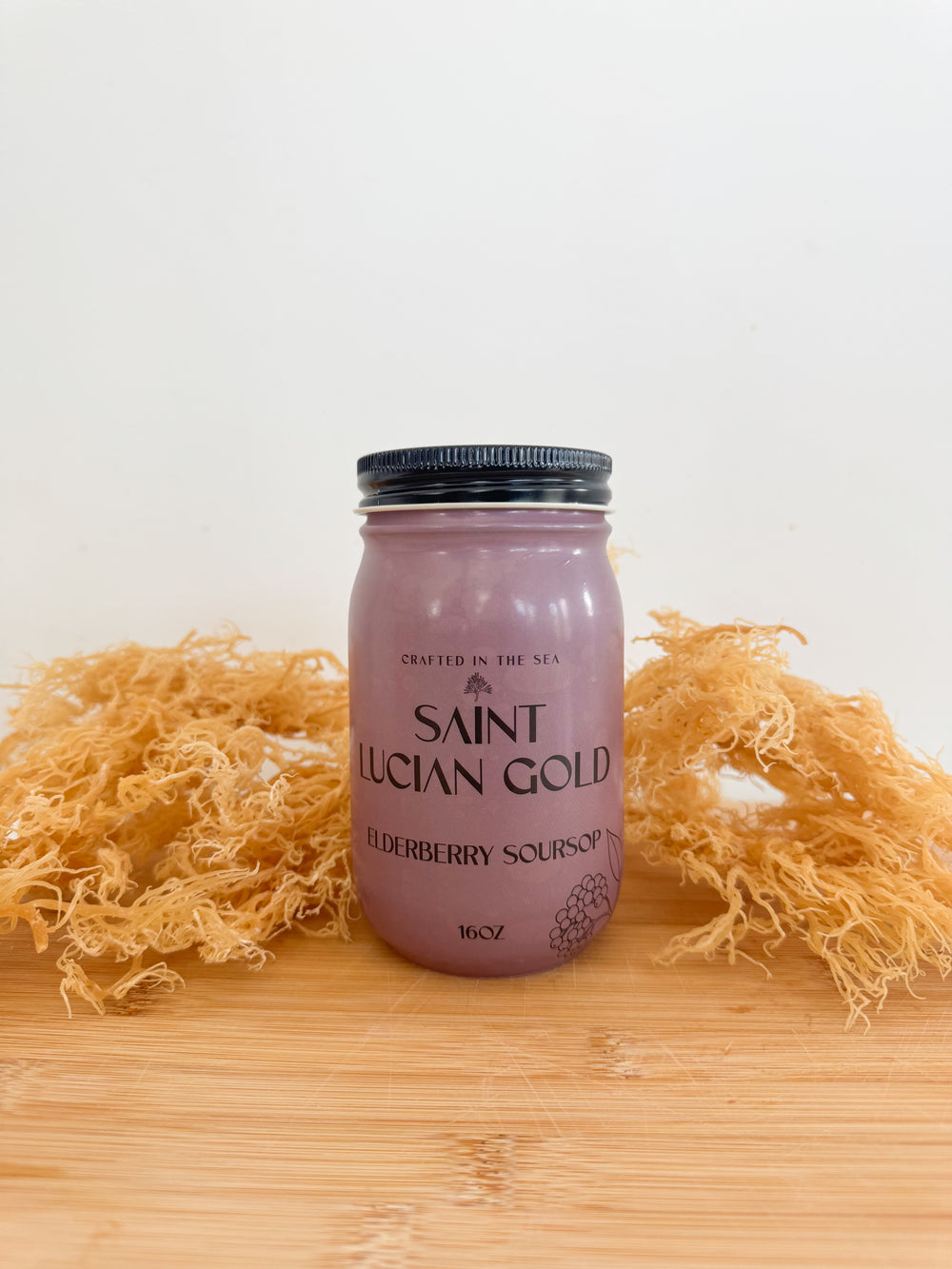 Saint Lucian Sea Moss Gel! -Elderberry Soursop